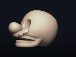 super mario skull 3d printable model Modelo de Impressão 3D