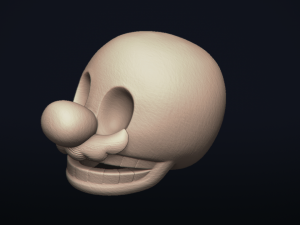 super mario skull 3d printable model Modelo de Impressão 3D