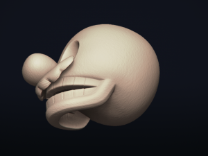 super mario skull 3d printable model Modelo de Impressão 3D