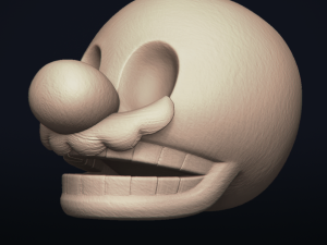 super mario skull 3d printable model Modelo de Impressão 3D