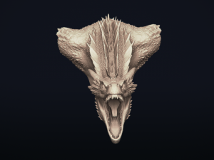 dragon bust - game of thrones - drogon - 3d prinable model 3D 프린트 모델