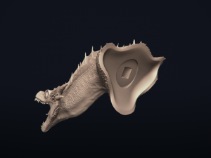 dragon bust - game of thrones - drogon - 3d prinable model 3D 프린트 모델