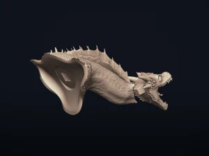 dragon bust - game of thrones - drogon - 3d prinable model 3D Print Model