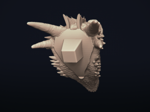dragon bust - game of thrones - drogon - 3d prinable model 3D 프린트 모델