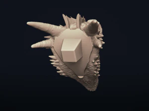 dragon bust - game of thrones - drogon - 3d prinable model 3D Print Model