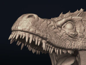 dragon bust - game of thrones - drogon - 3d prinable model 3D Print Model