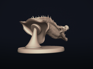 dragon bust - game of thrones - drogon - 3d prinable model 3D 프린트 모델