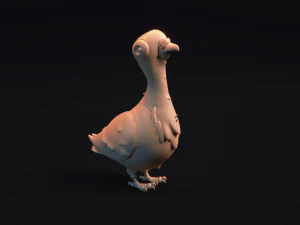 p&aacute;ssaro pombo - modelo 3D para imprimir Modelo de Impressão 3D