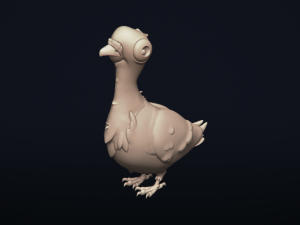 pigeon bird - 3d printable model 3D Print Model