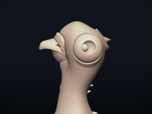 pigeon bird - 3d printable model 3D Print Model