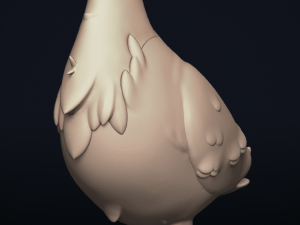 pigeon bird - 3d printable model 3D Print Model