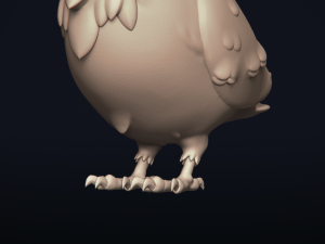 pigeon bird - 3d printable model 3D Print Model