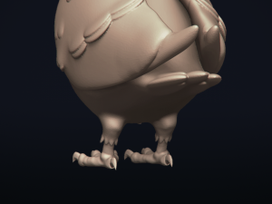 pigeon bird - 3d printable model 3D Print Model