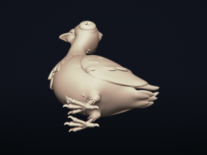 pigeon bird - 3d printable model 3D Print Model