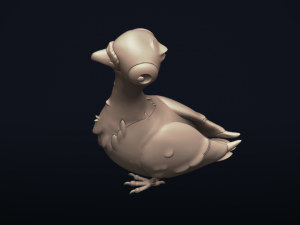 pigeon bird - 3d printable model 3D Print Model