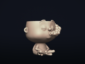 pothead - 3d printable model Model do druku 3D