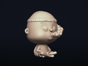 pothead - 3d printable model Model do druku 3D