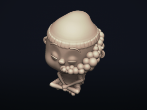 pothead - 3d printable model Model do druku 3D