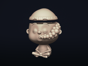 pothead - 3d printable model Model do druku 3D