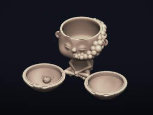 pothead - 3d printable model Model do druku 3D