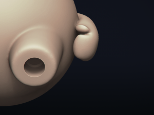 polarbear piggybank - 3d printable model 3D 프린트 모델