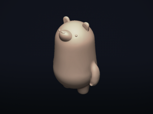 polarbear piggybank - 3d printable model 3D 프린트 모델