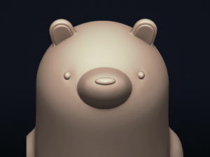 polarbear piggybank - 3d printable model 3D 프린트 모델