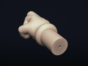 thefinger - 3d printable model Modello di stampa 3D