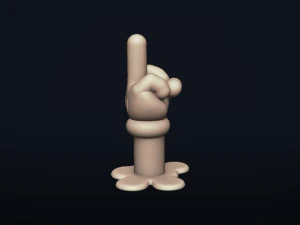 thefinger - 3d printable model 3D Print Model