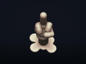 thefinger - 3d printable model 3D Print Model