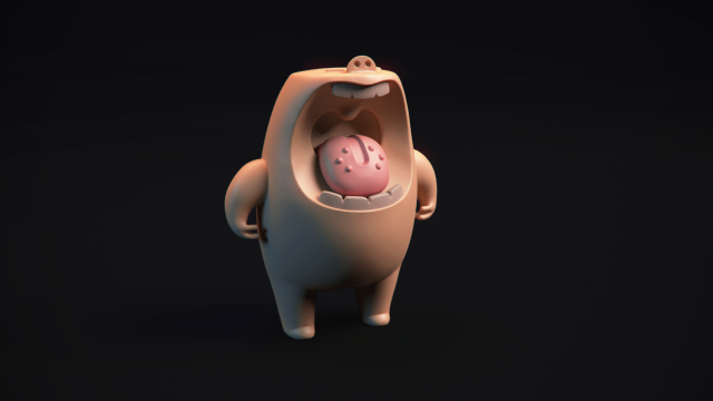 bigmouth - 3d printable model 3D 打印模型 .c4d .max .obj .3ds .fbx .stl .blend