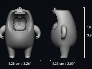 bigmouth - 3d printable model 3D 打印模型