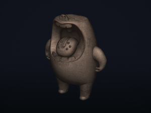 bigmouth - 3d printable model 3D 打印模型