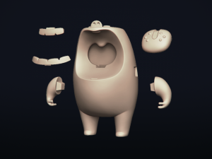 bigmouth - 3d printable model 3D 打印模型