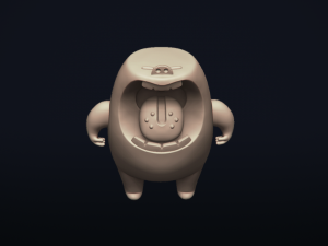 bigmouth - 3d printable model 3D 打印模型