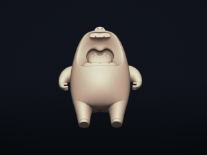 bigmouth - 3d printable model 3D 打印模型
