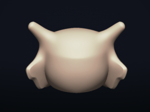 cubone skull - free 3d printable model 3D printmodel