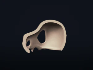 cubone skull - free 3d printable model 3D Print Model