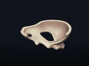 cubone skull - free 3d printable model 3D Print Model