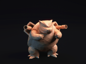 lowpoly pokemon art collection Modelo de Impressão 3D