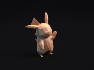 lowpoly pokemon art collection Modelo de Impressão 3D