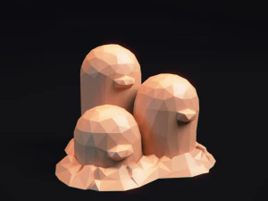 lowpoly pokemon art collection 3D Print Model