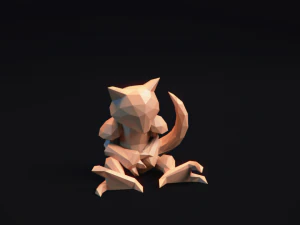 lowpoly pokemon art collection 3D Print Model