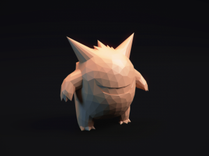 lowpoly pokemon art collection Modelo de Impressão 3D
