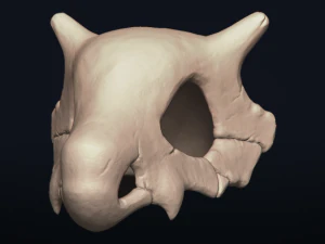 cubone skull - 3d printable model 3D Print Model