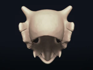 cubone skull - 3d printable model 3D Print Model