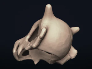 cubone skull - 3d printable model 3D Print Model