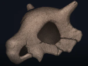 cubone skull - 3d printable model 3D Print Model
