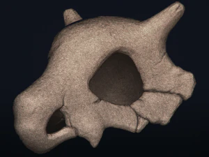 cubone skull - 3d printable model 3D Print Model