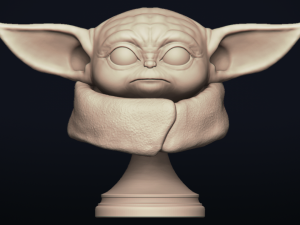 baby yoda - star wars the mandalorian - printable 3D Print Model